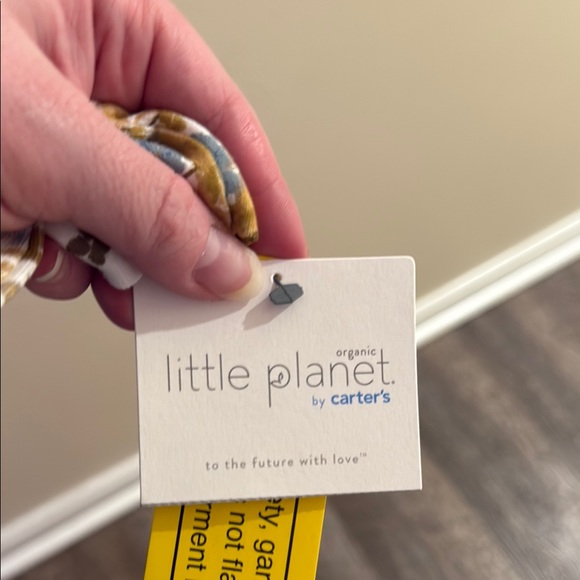 NWT Carters Little Planet 100% Organic Cotton Floral Long Sleeve PJ’s - Picture 2 of 10